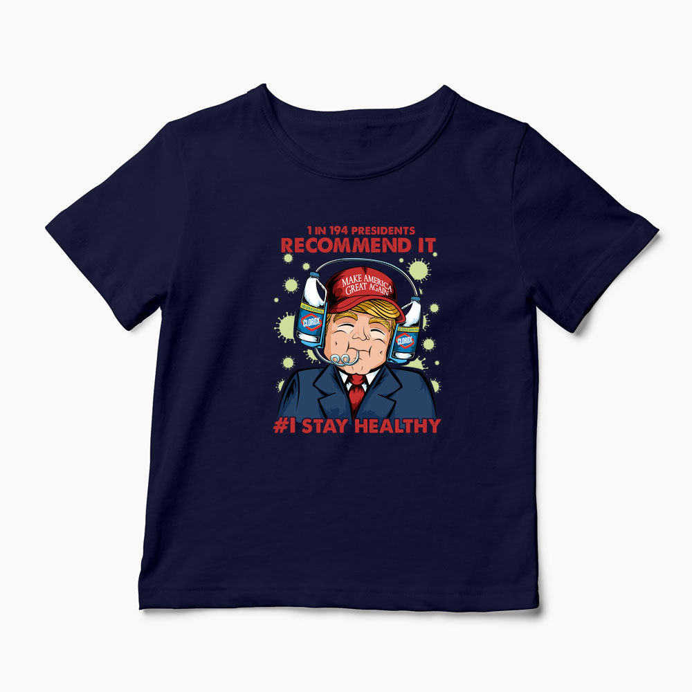 Tricou Trump Clorox Vs. Coronavirus - Copii-Bleumarin