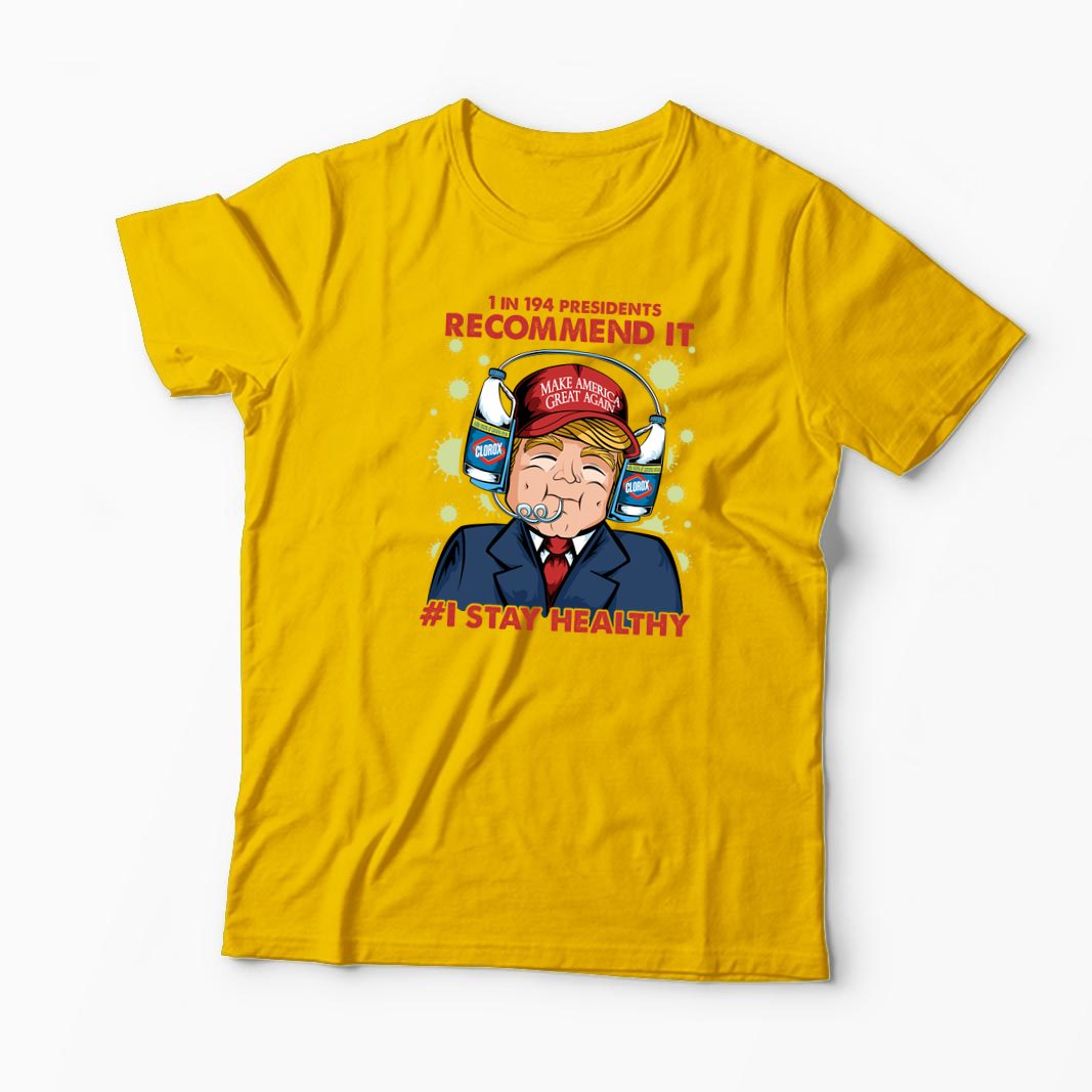 Tricou Trump Clorox Vs. Coronavirus - Bărbați-Galben