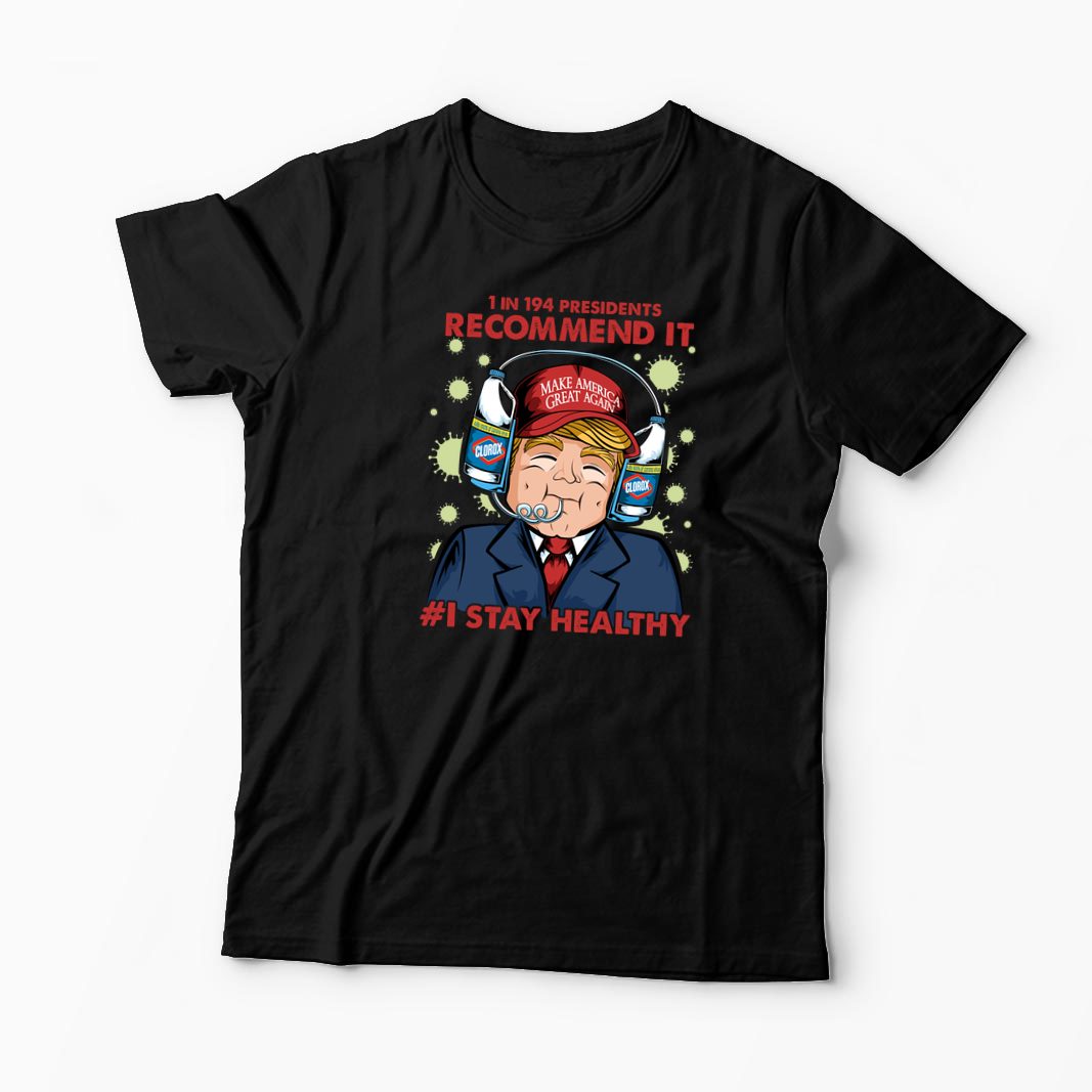 Tricou Trump Clorox Vs. Coronavirus - Bărbați-Negru