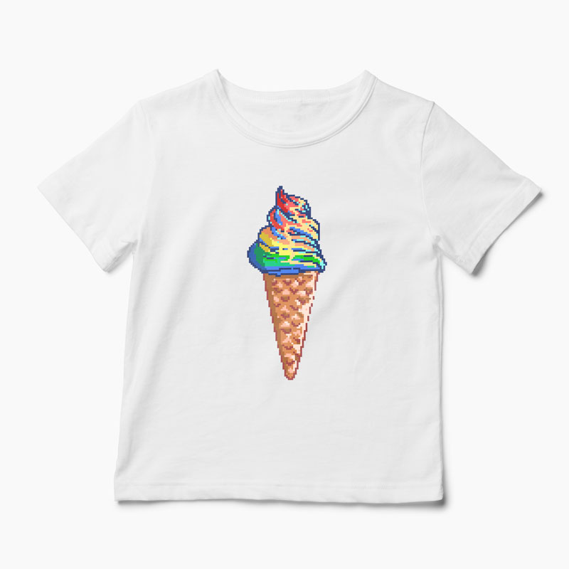 Tricou Unicorn - Crema de Unicorn - Copii-Alb