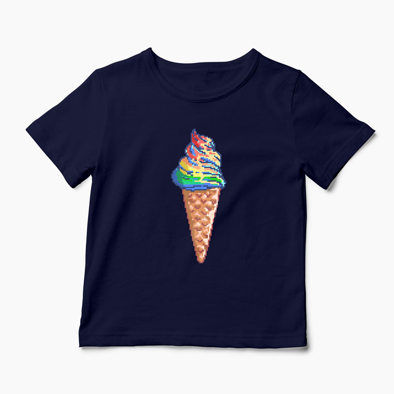 Tricou Unicorn - Crema de Unicorn - Copii-Bleumarin