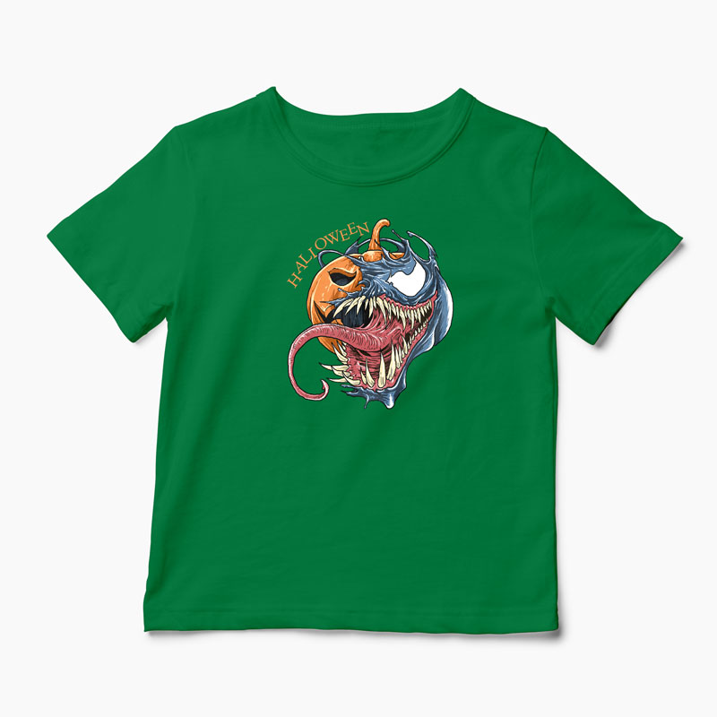 Tricou Venom Halloween - Copii-Verde