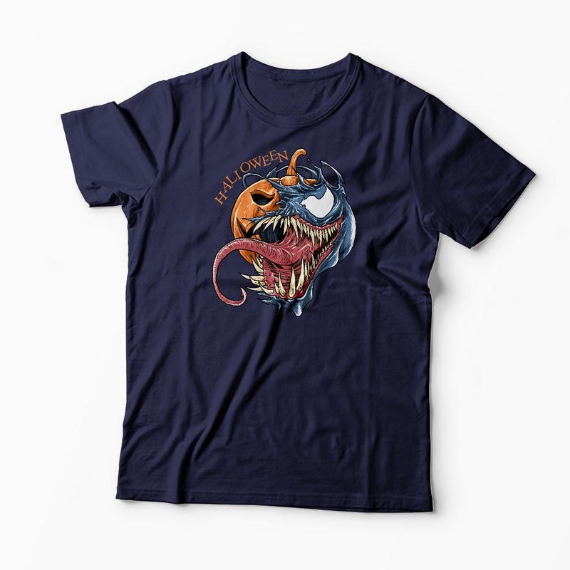 Tricou Venom Halloween - Bărbați-Bleumarin