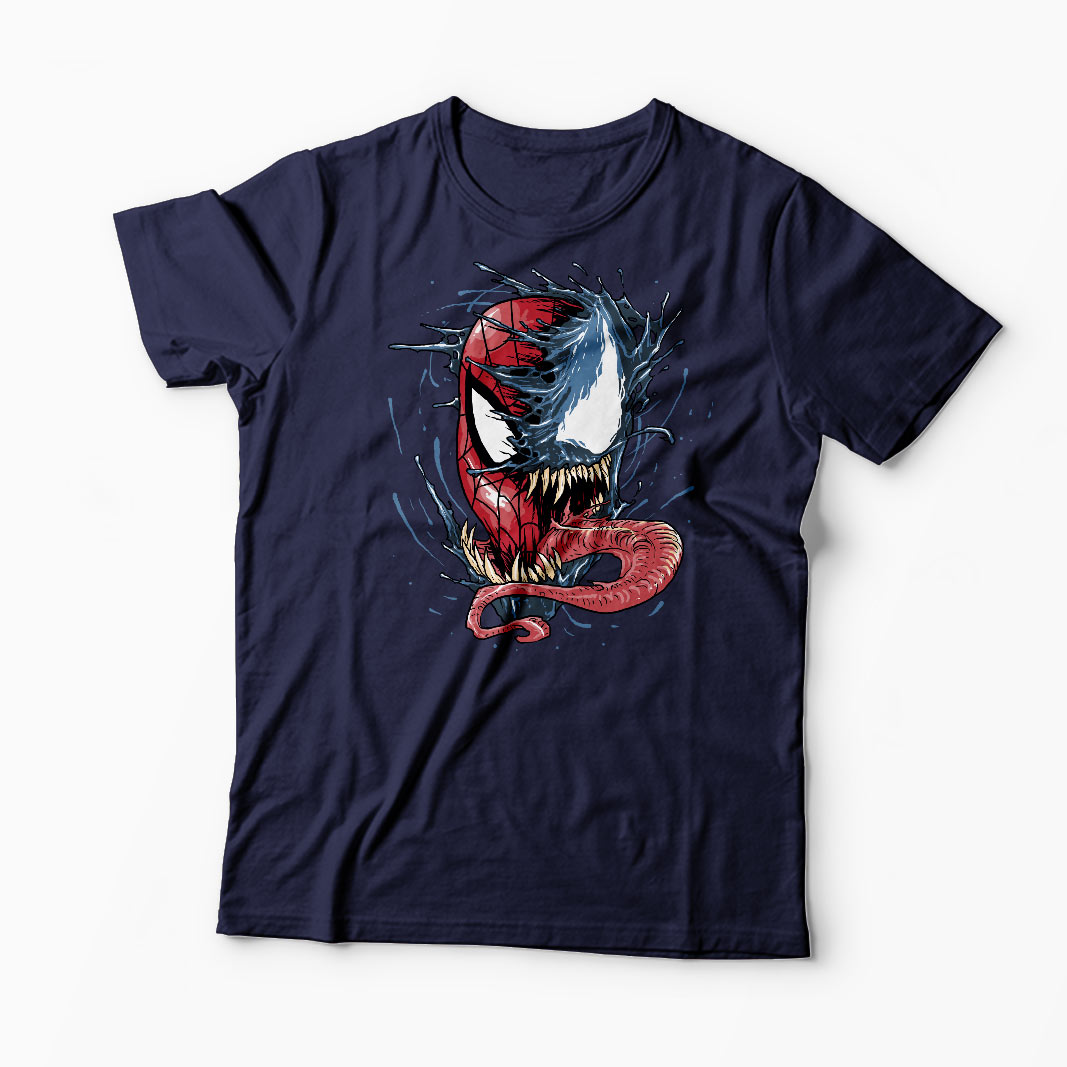 Tricou Venom vs. Spiderman - Bărbați-Bleumarin