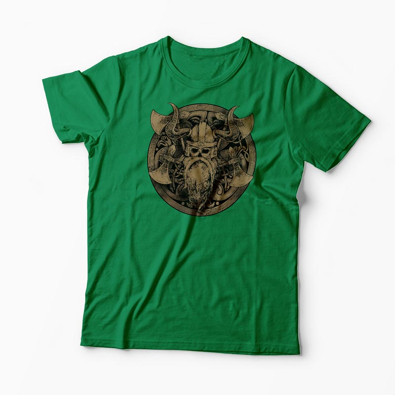 Tricou Viking Războinic - Bărbați-Verde