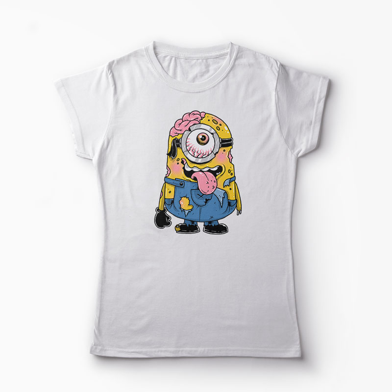 Tricou Zombie Minion - Femei-Alb