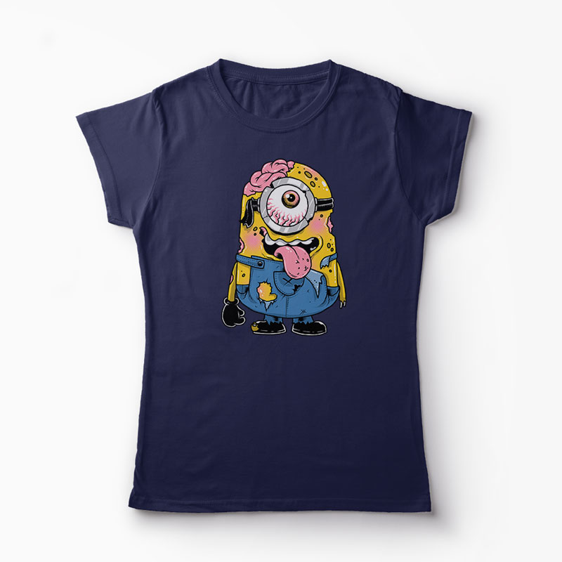 Tricou Zombie Minion - Femei-Bleumarin