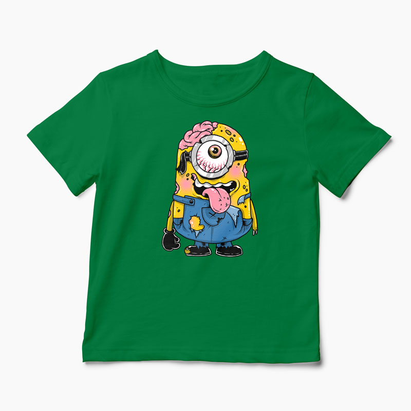 Tricou Zombie Minion - Copii-Verde